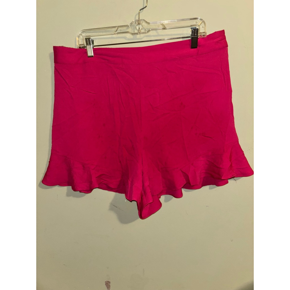 Women's A New Day Pink Ruffle Hem Shorts XXL